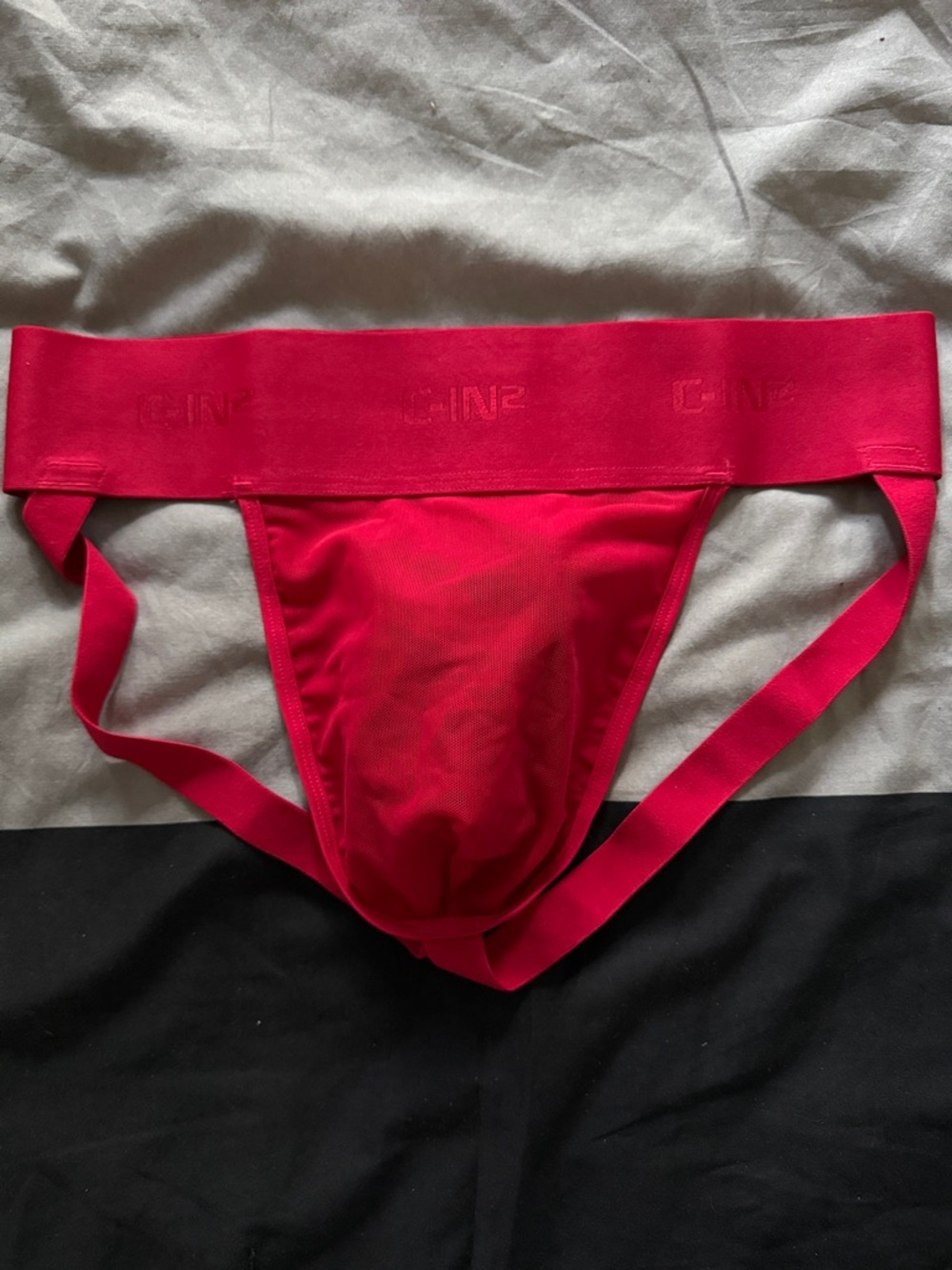 Men's Red Athletic Jockstrap